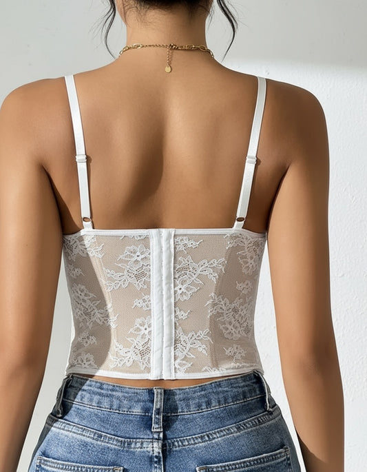 Sculpting Lace Corset Top